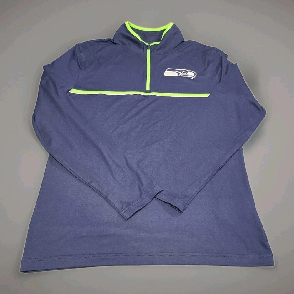 NFL‎ Team Apparel Seattle Seahawks Pullover Active Shirt M NWT